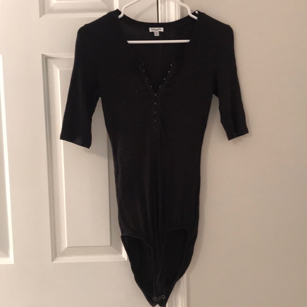 black bodysuit